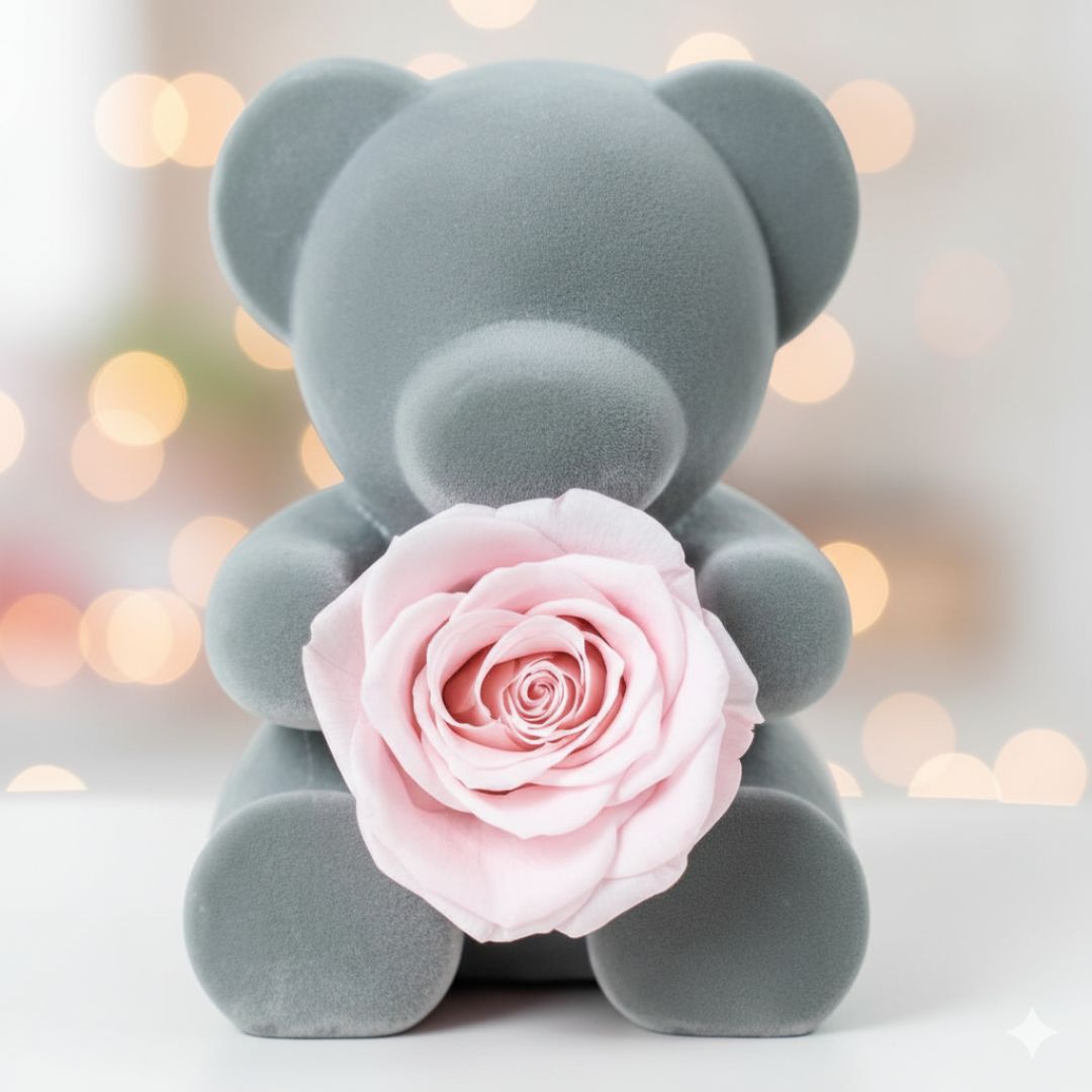 ForeverHug™ – Eternal Rose Bear Christmas Gift