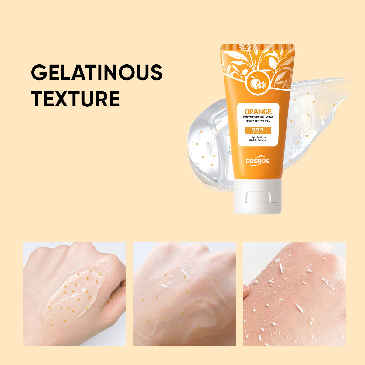 Orange Exfoliating Whitening Gel Exfoliating Gel
