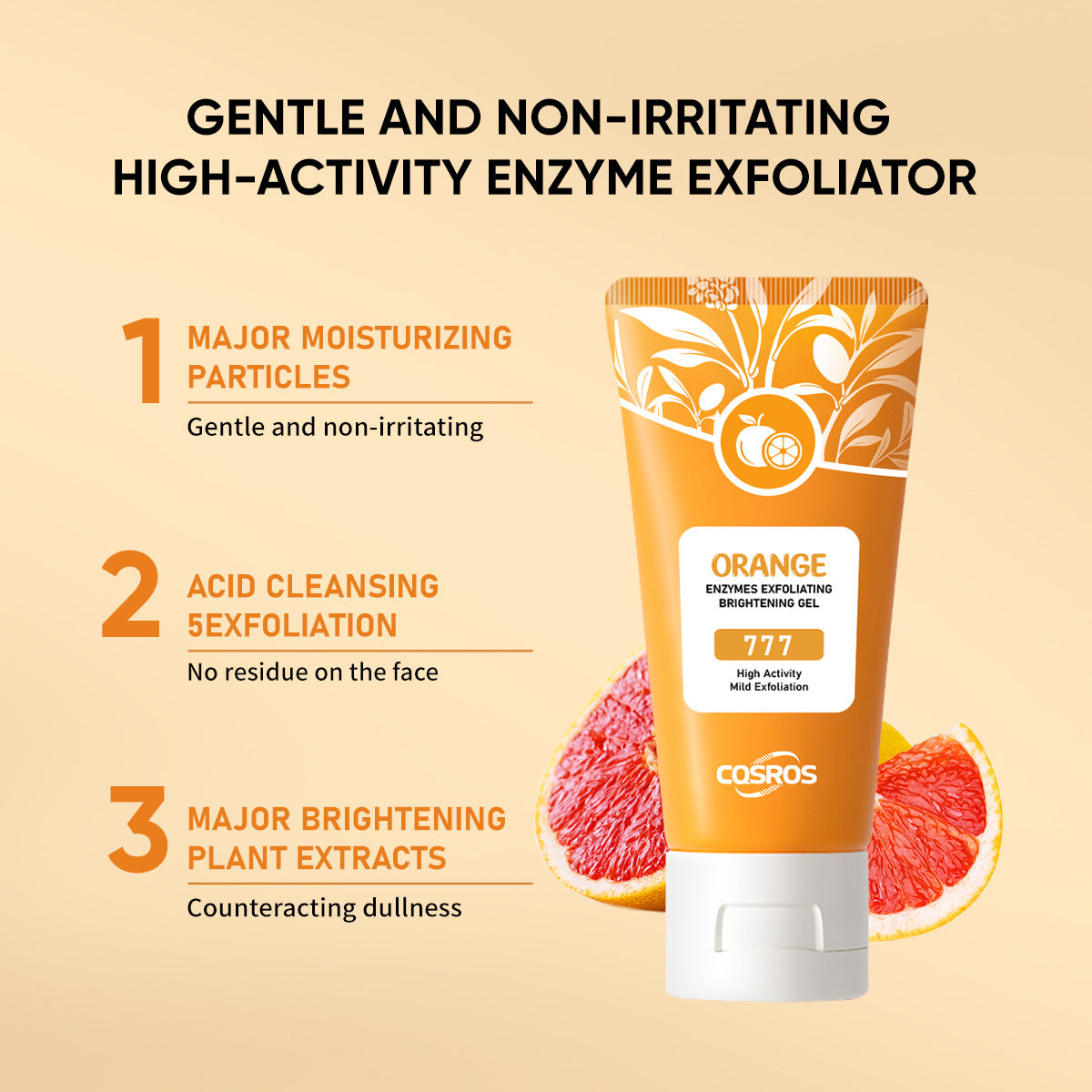 Orange Exfoliating Whitening Gel Exfoliating Gel