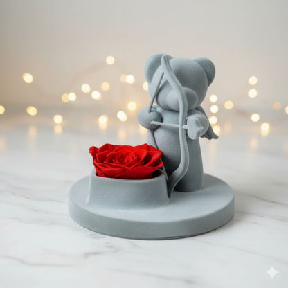 ForeverHug™ – Eternal Rose Bear Christmas Gift